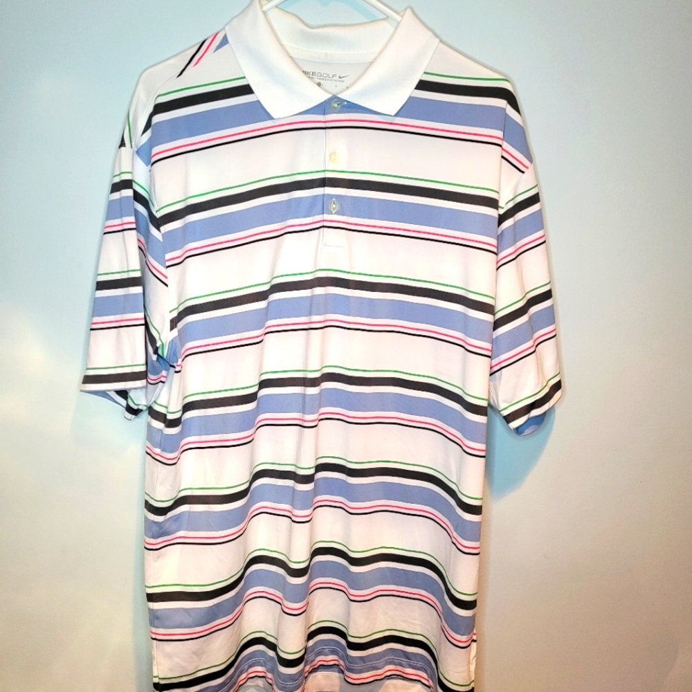 Nike Dri Fit Golf Shirt Large